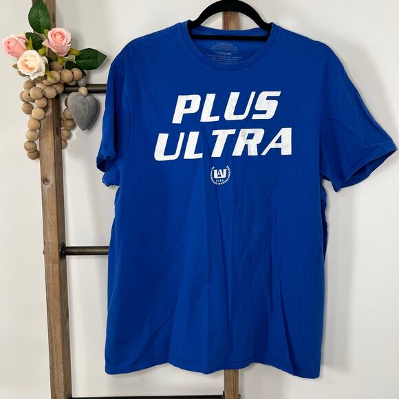 My Hero Academia Plus Ultra Mens Blue Short Sleeve T Shirt Size Large - Picture 1 of 6